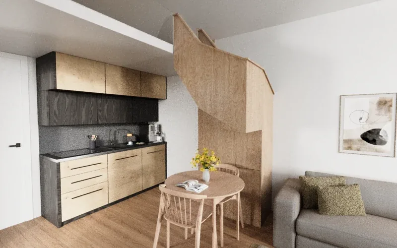 Mora – kitchen and dining area